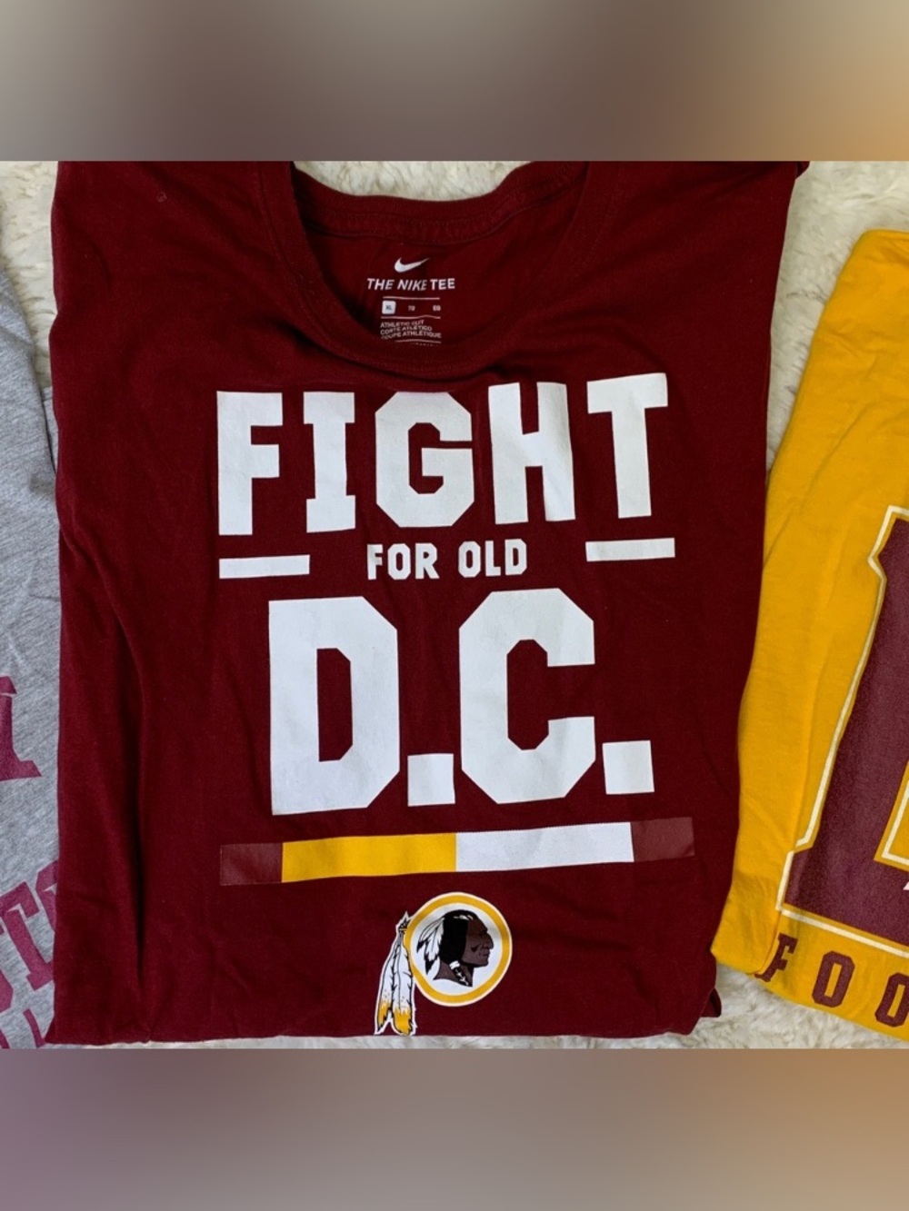 3 Washington Redskins Men’s Tee Shirts Bundle Size XL - Picture 3 of 5